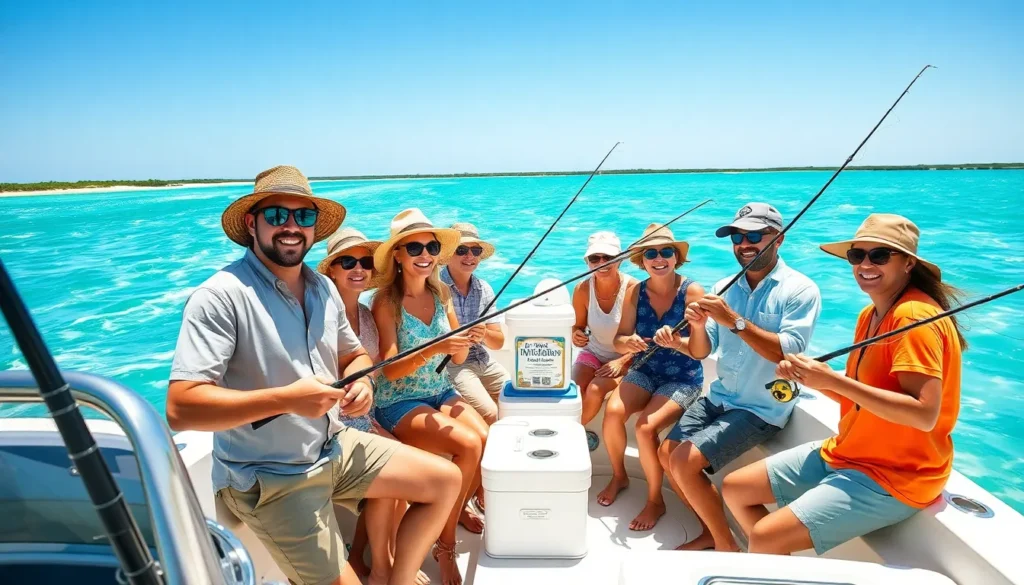 fishing family thunder on thegulf
